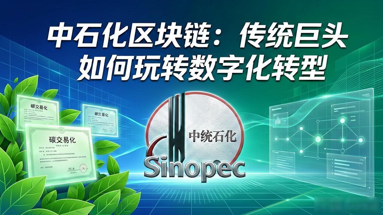 中石化区块链：传统巨头如何玩转数字化转型