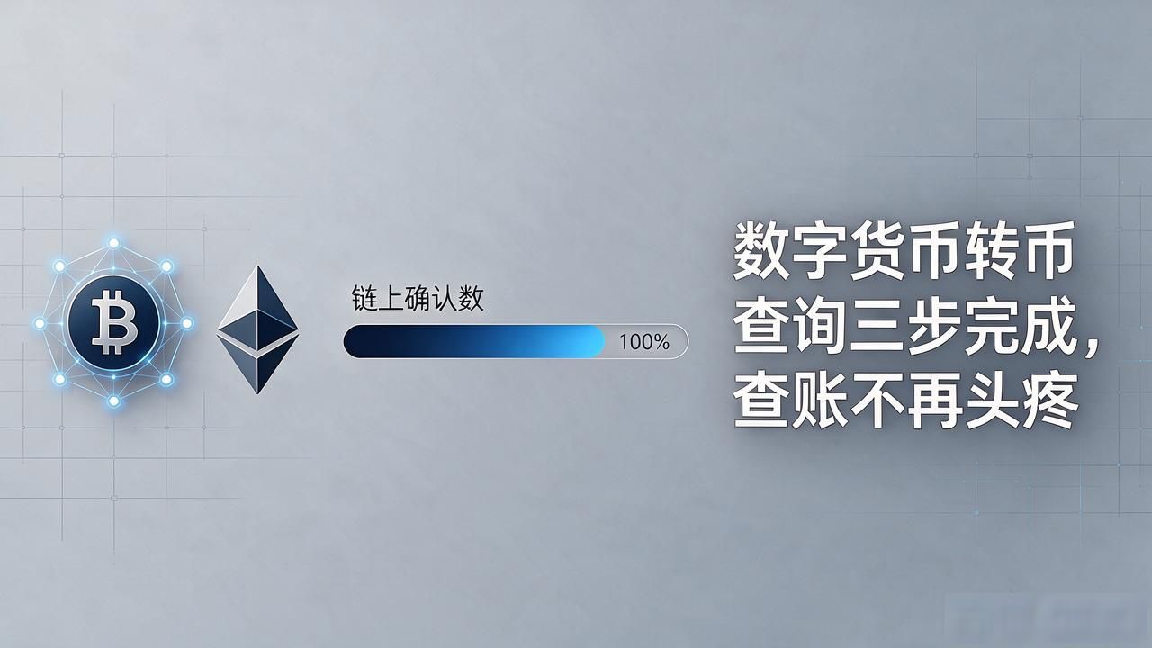 数字货币转币查询三步完成，查账不再头疼