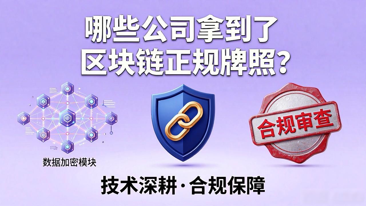 哪些公司拿到了区块链正规牌照？