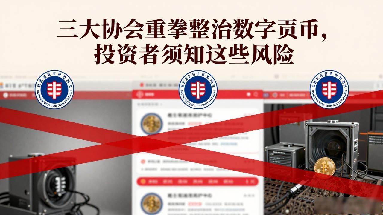 三大协会重拳整治数字货币，投资者须知这些风险