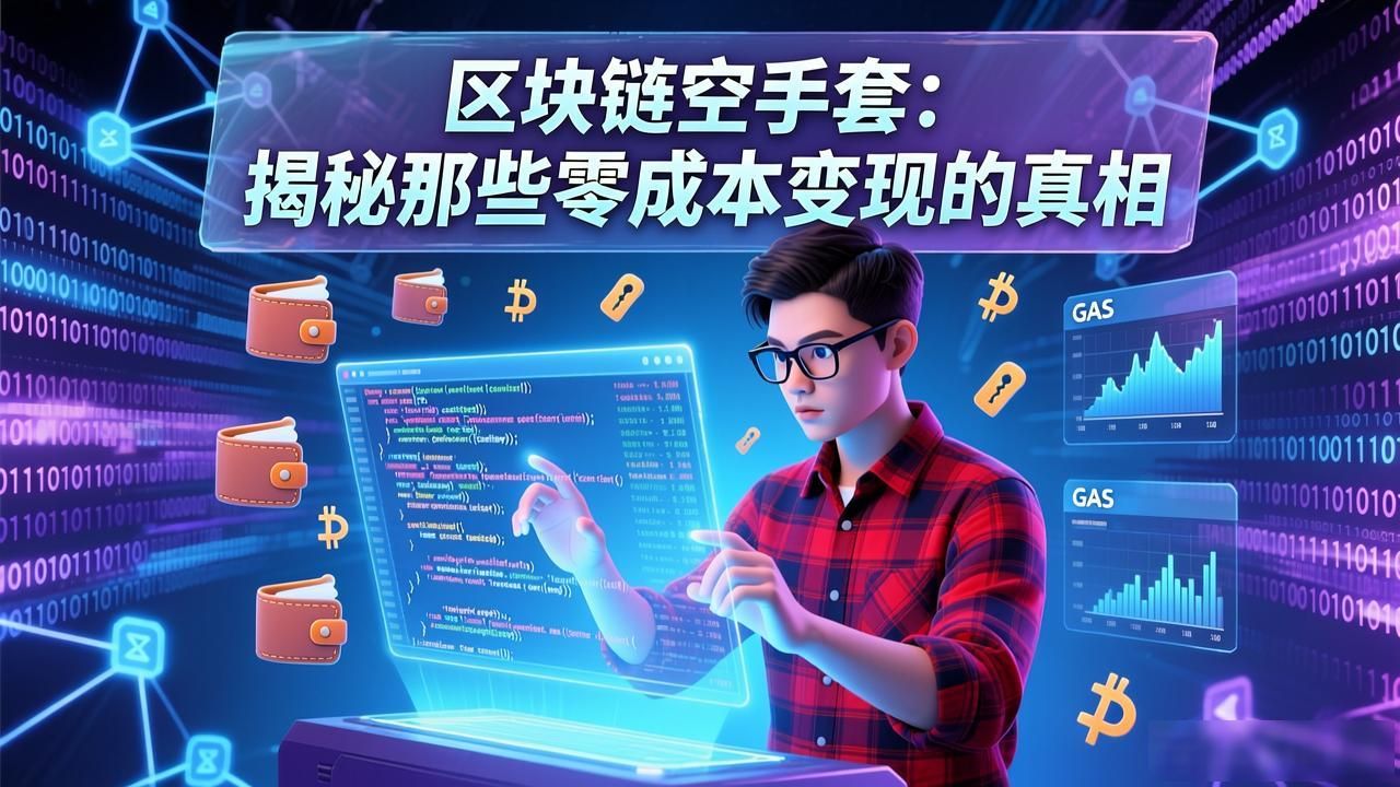 区块链空手套：揭秘那些零成本变现的真相