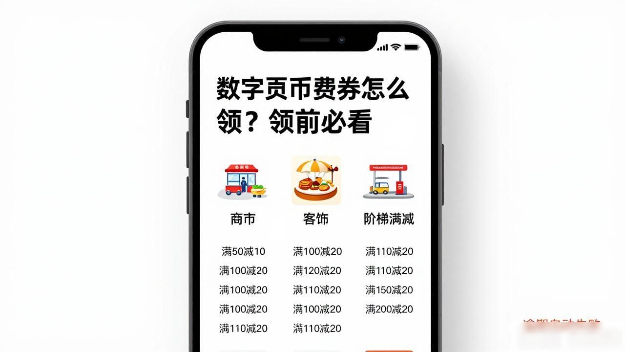 数字货币消费券怎么领？领前必看