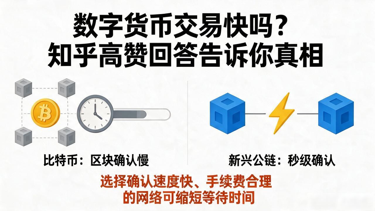 数字货币交易快吗？知乎高赞回答告诉你真相
