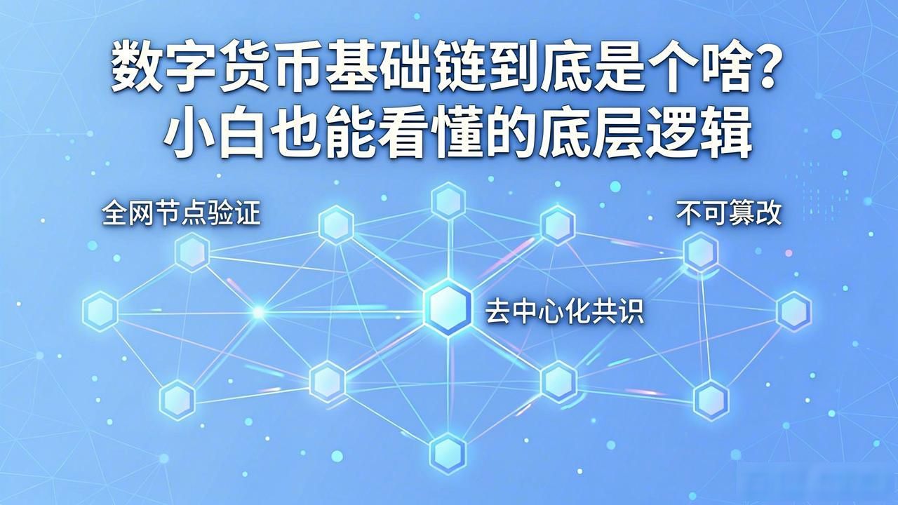 数字货币基础链到底是个啥？小白也能看懂的底层逻辑