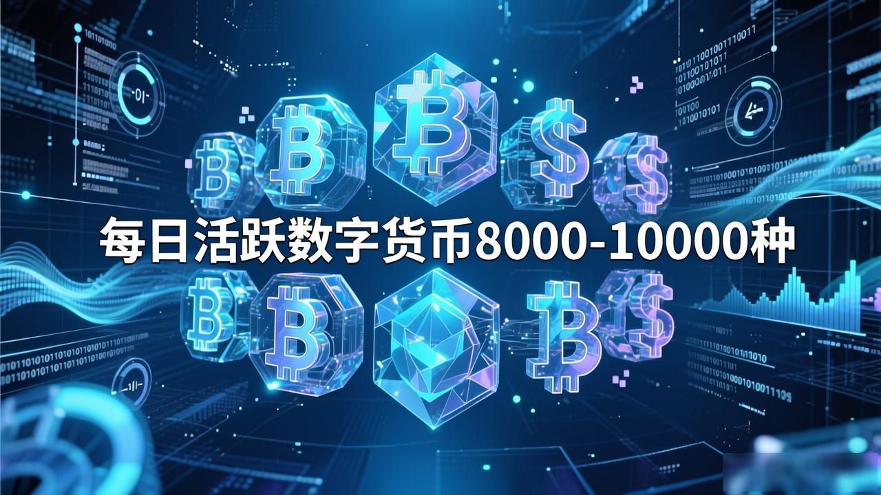 目前共有多少数字货币_现在市面上有多少数字货币 每日有交易活动的数字货币数量 加密货币主流币种市值占比
