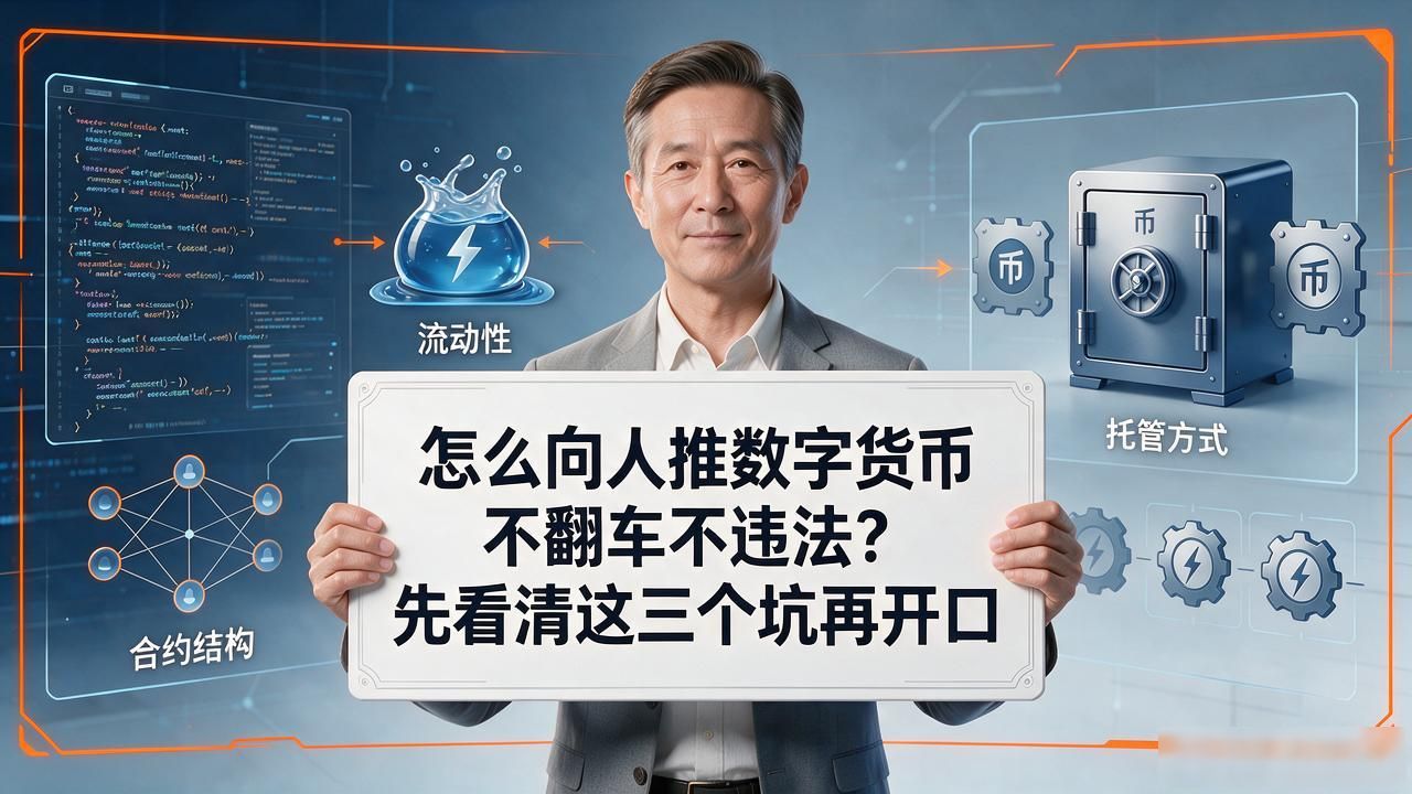 怎么向人推数字货币不翻车不违法？先看清这三个坑再开口