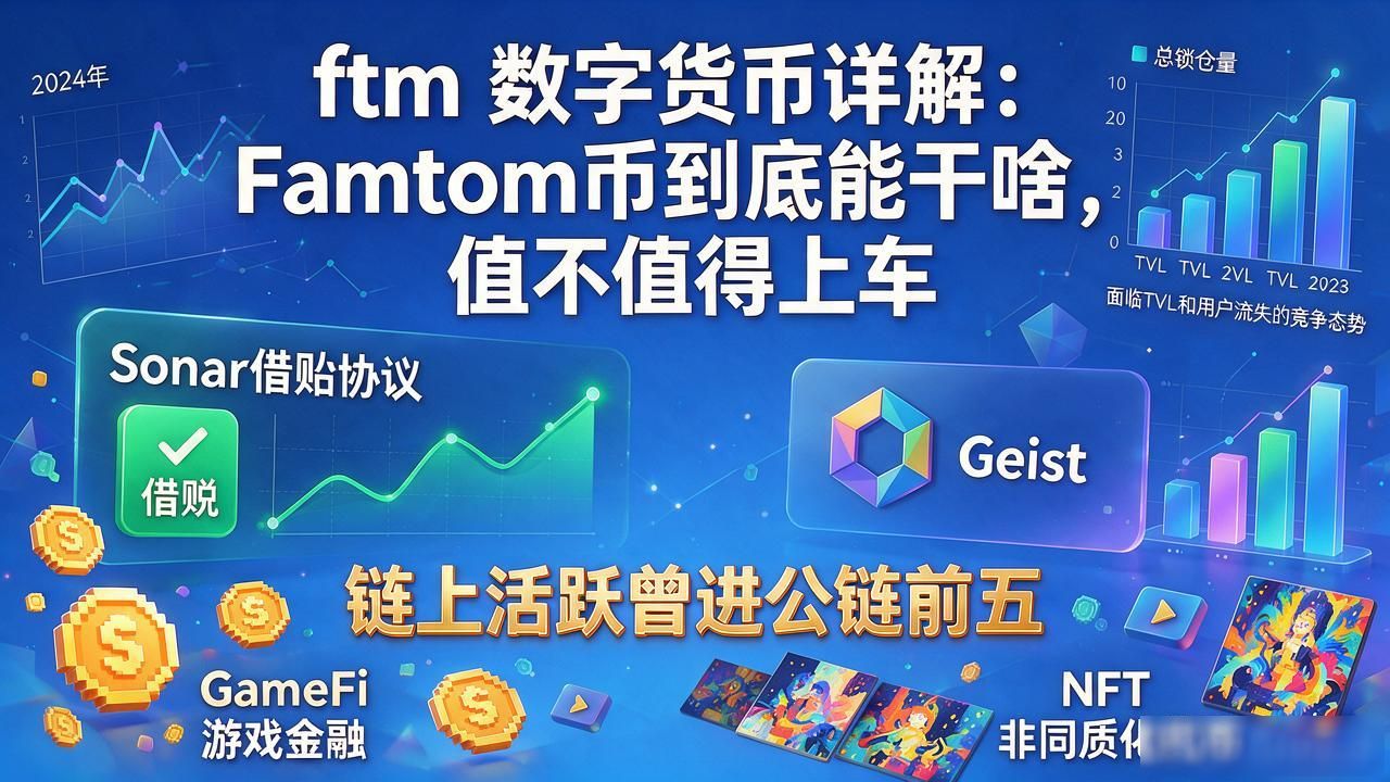 ftm 数字货币详解：Fantom币到底能干啥，值不值得上车