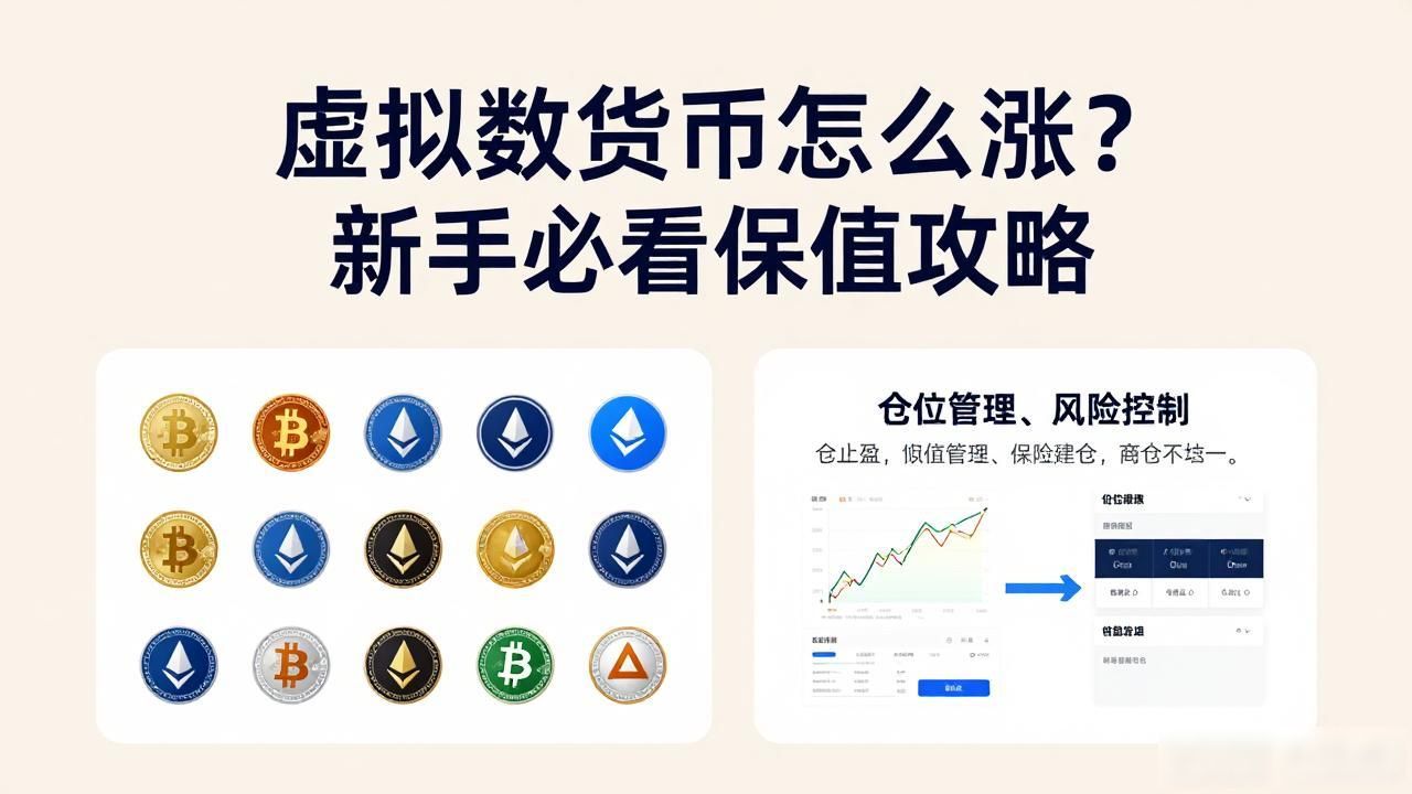 虚拟数字货币怎么涨？新手必看保值攻略