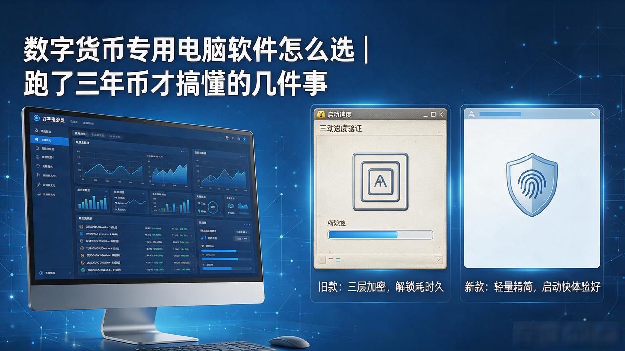 数字货币专用电脑软件怎么选 | 跑了三年币才搞懂的几件事