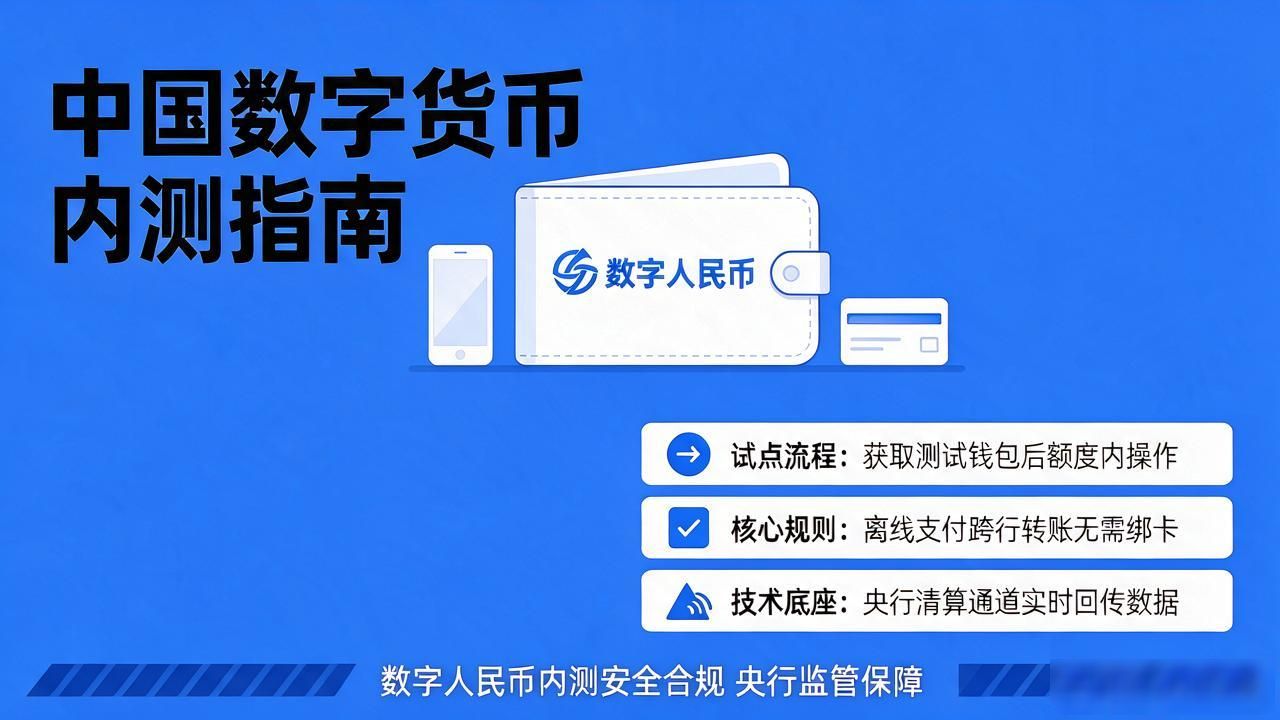中国数字货币内测到底怎么测？图解试点流程、技术底座与核心规则
