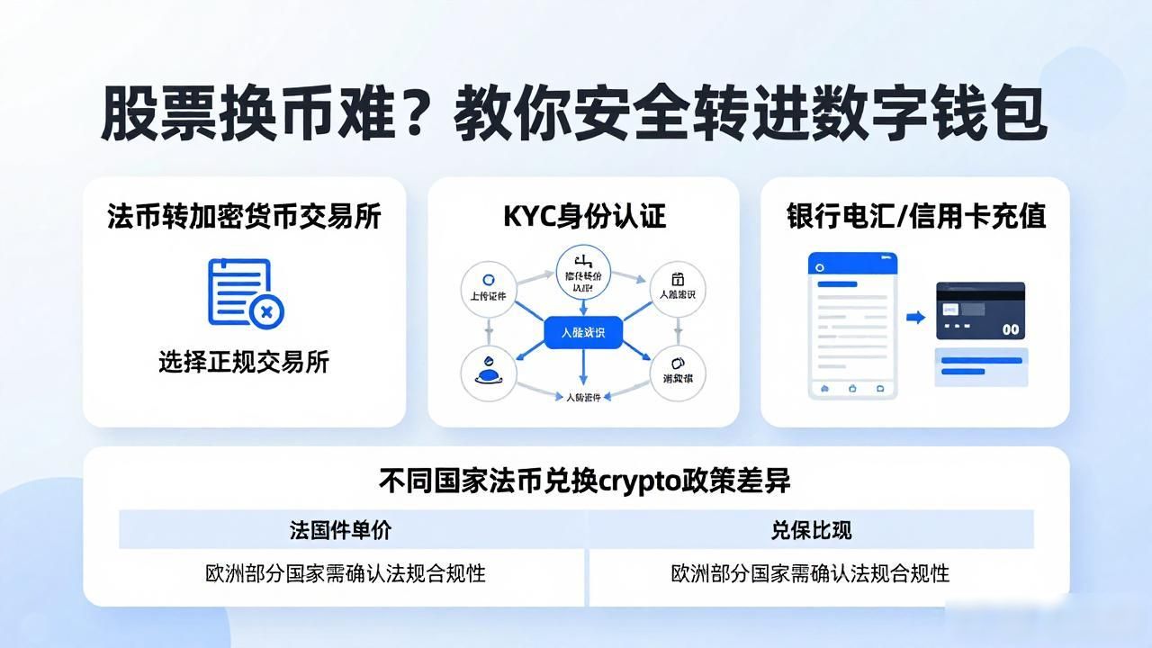 股票换币难？教你安全转进数字钱包