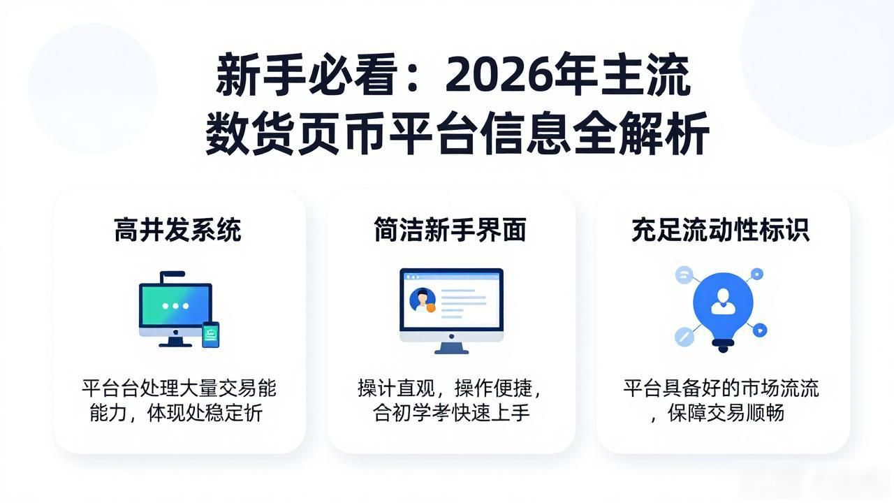 新手必看：2026年主流数字货币平台信息全解析