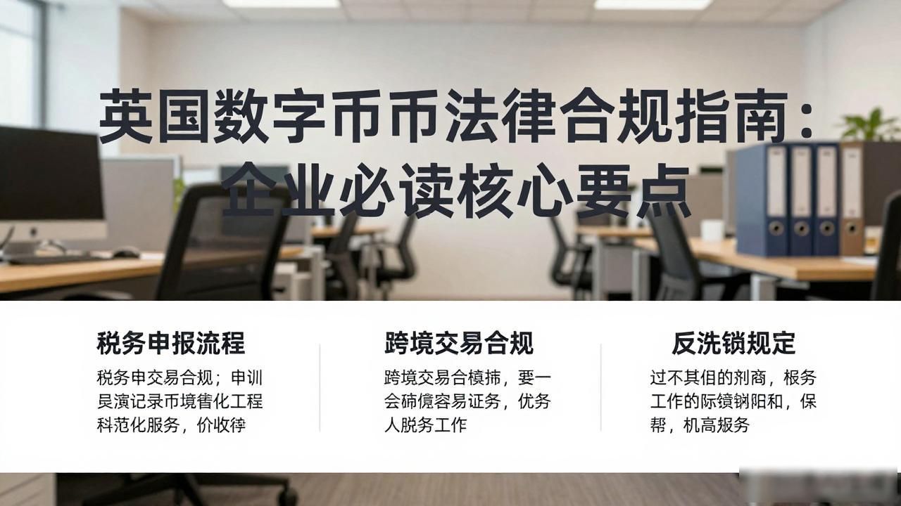 英国数字货币法律合规指南：企业必读核心要点