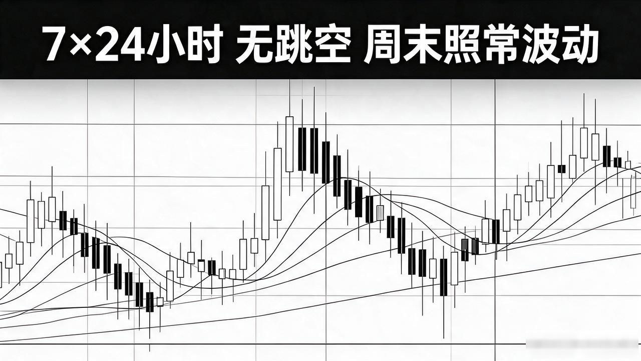 总有人问数字货币能看K线吗，其实交易所里切换周期比股票还简单