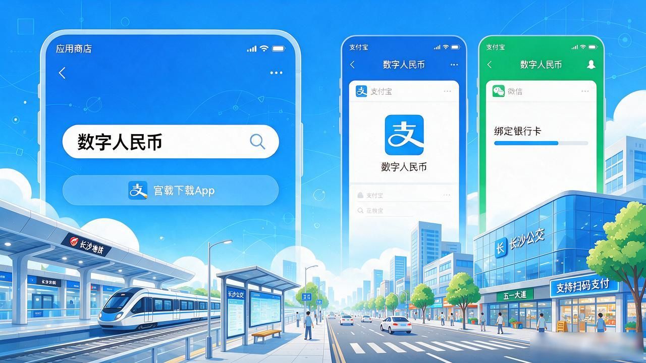 长沙数字货币在哪里买？别跑冤枉路，数字人民币这几个渠道就行