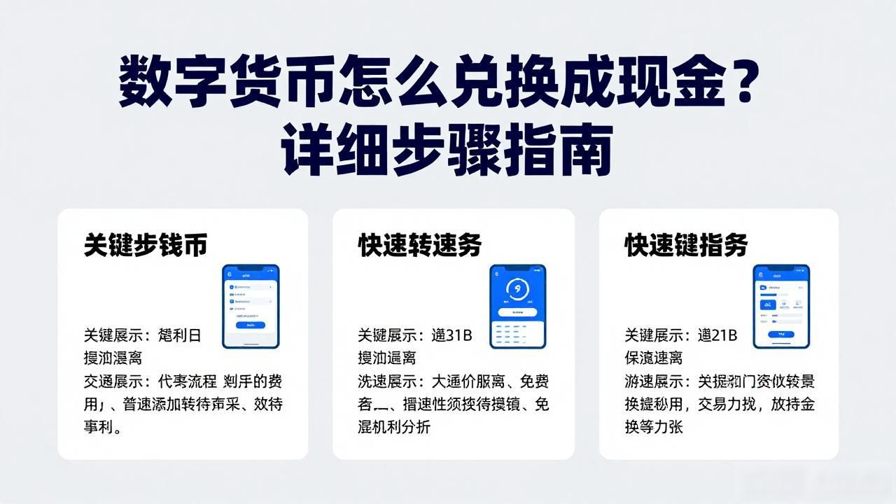 数字货币怎么兑换成现金？详细步骤指南