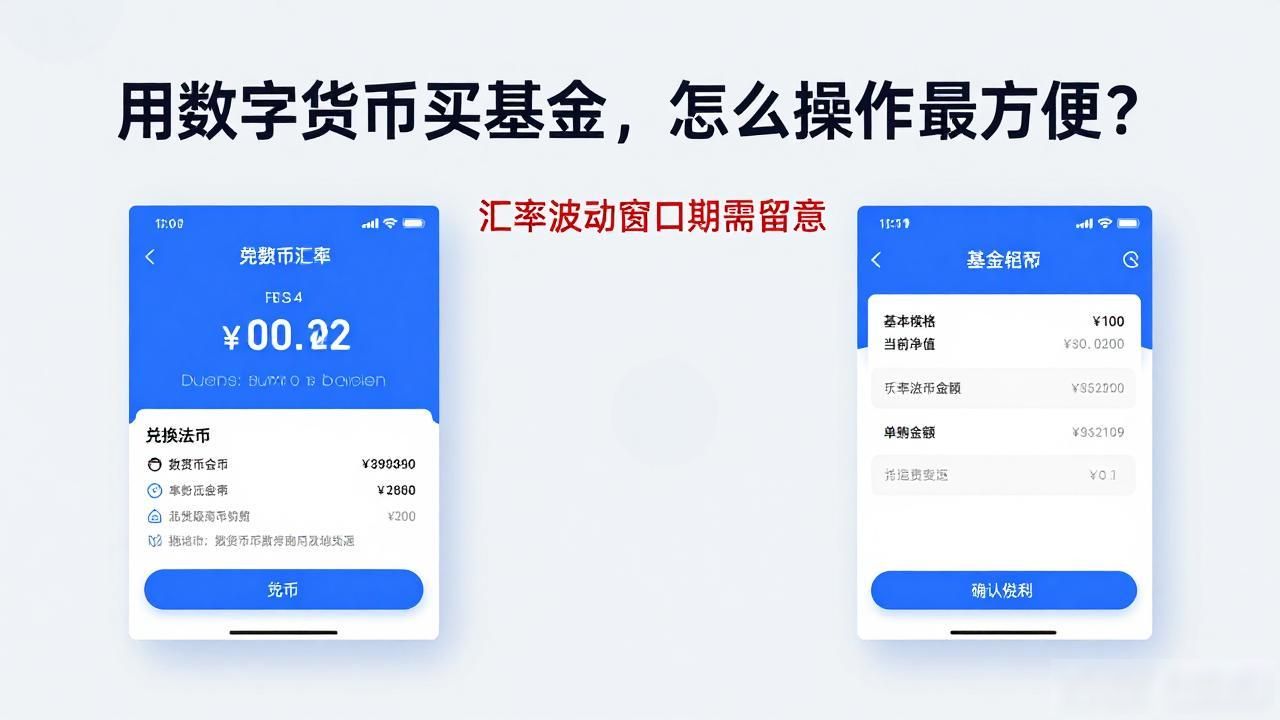 用数字货币买基金，怎么操作最方便？