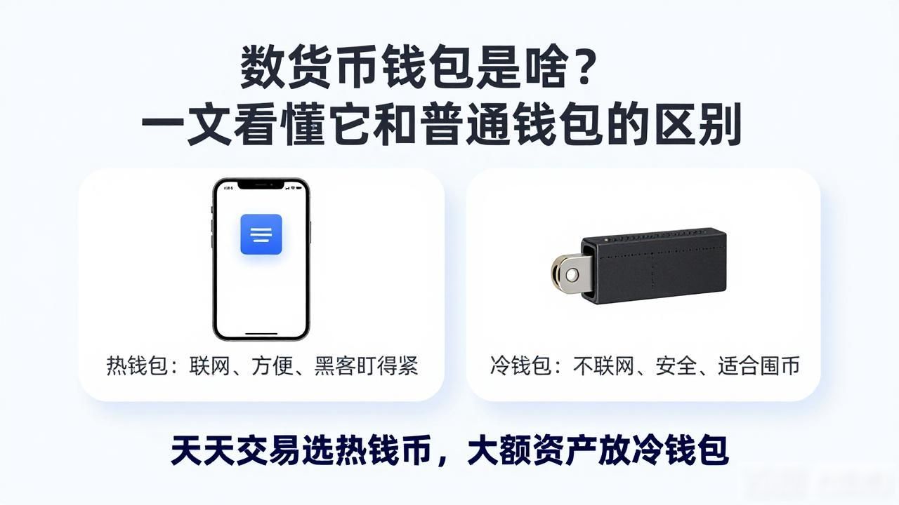 数字货币钱包是啥？一文看懂它和普通钱包的区别